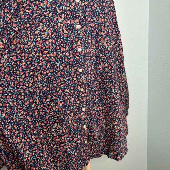 St John's Bay Plus Size Floral Blouse - Picture 5 of 11